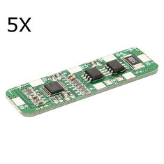 5Pcs 4A-5A 4 String 18650 Li-ion lithium Battery Cell Protection Board