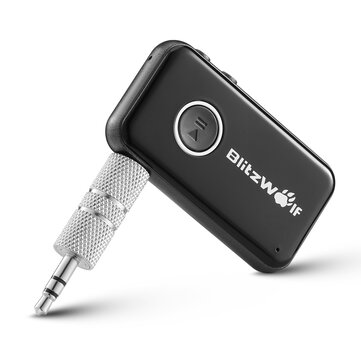 BlitzWolf Bluetooth V4.1 Car Handsfree Music Receiver AUX Adapter