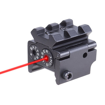 Mini Red Laser Beam Dot Sight Hang Type Picatinny 20mm Rail
