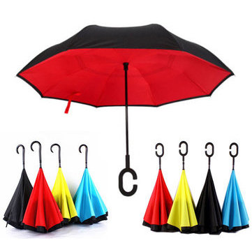 KCASA UB-1 Creative Folding Reverse Double Layer Umbrella 