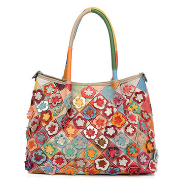 Women Vintage Nylon Tote Handbags Front Pockets Shoulder Bags Capacity ...