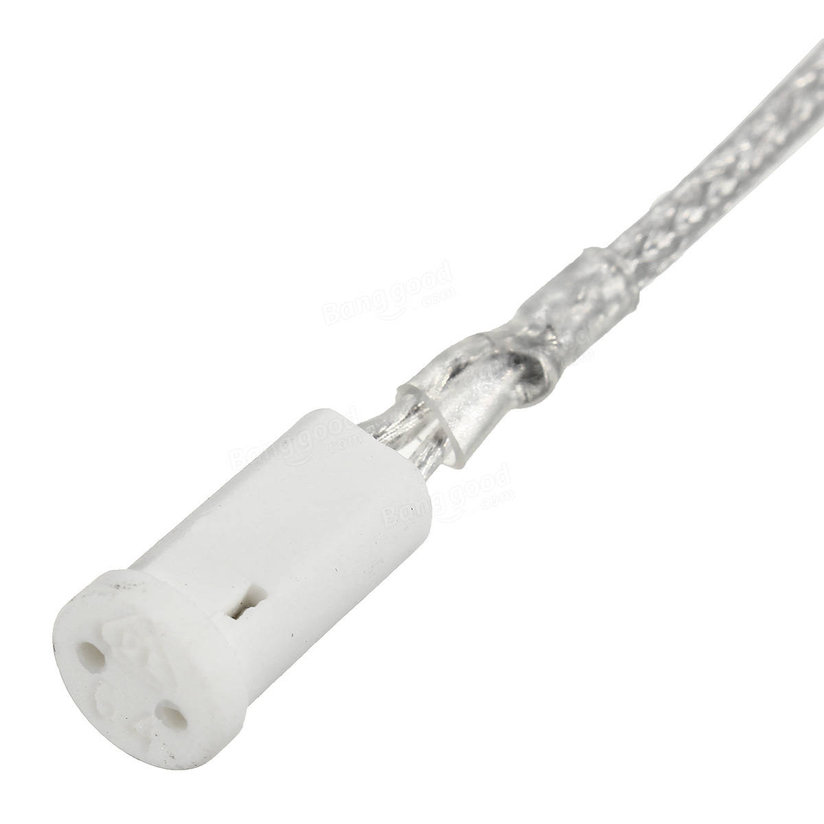 50/100/200cm G4 Socket Base Holder Connector White Ceramic LED Halogen Bulb Lamp Light