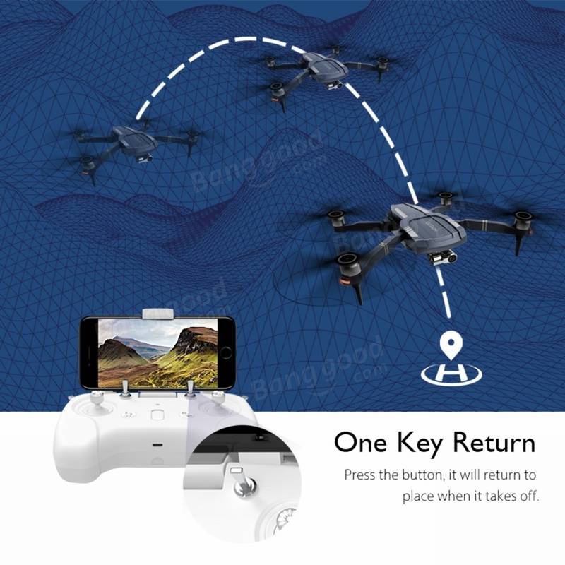 C-Fly Obtain GPS WIFI FPV With 3-Axis Gimbal 1080P HD Camera RC Quadcotper RTF