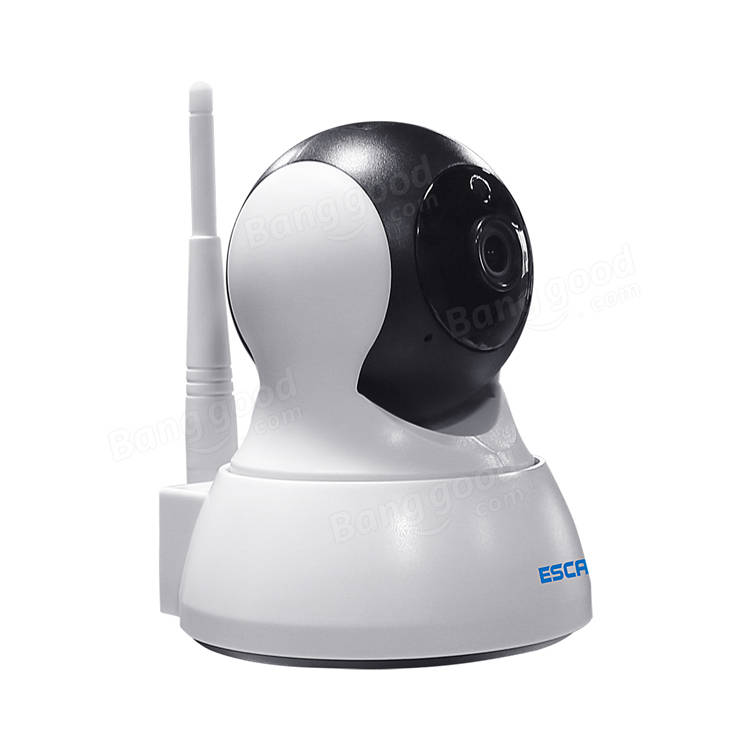 ESCAM QF007 720P 1MP WiFi IP Camera Night Vision Pan Tilt Support ONVIF Motion Detection 64G TF Card