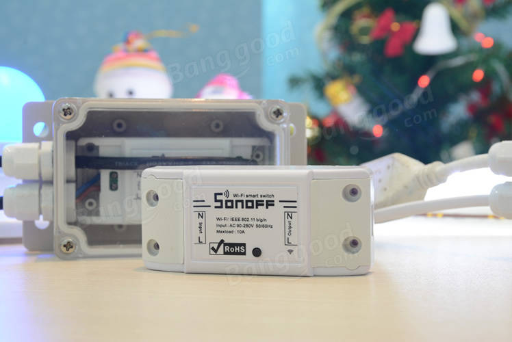 SONOFF® IP66 Waterproof Junction Box Waterproof Case Water-resistant Shell Support Sonoff Basic/RF/Dual/Pow For Xmas Tree Lights