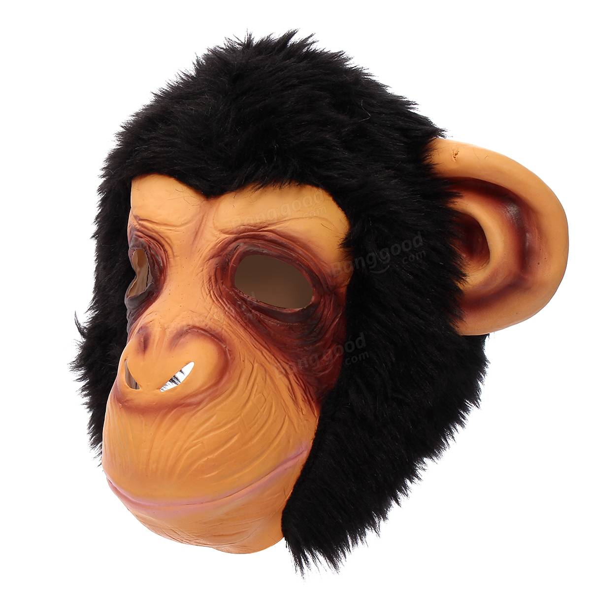 Gorilla Head Mask Creepy Animal Halloween Costume Theater Prop Latex Party ...