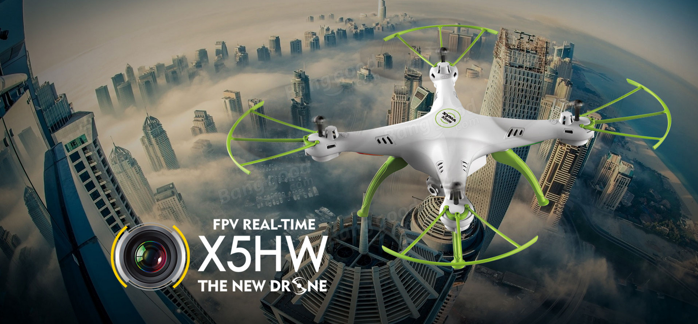 Syma X5HW 2.4G 4CH 6Axis FPV Real Time With 2MP Camera RC Quadcopter
