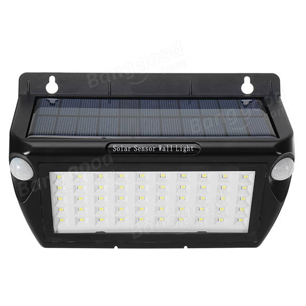 ARILUX® Solar 50 LED Double PIR Motion Sensor LED Wall Light Waterproof Outdoor Garden Lamp 