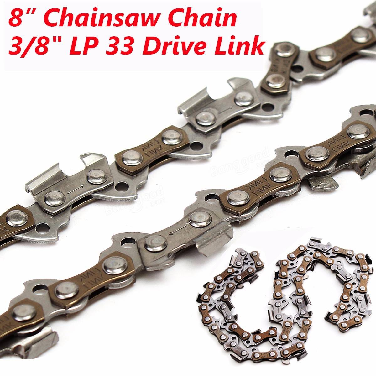 8 Inch 33 Drive Links Substitution Chainsaw Saw Mill Chain 3/8 Inch ...