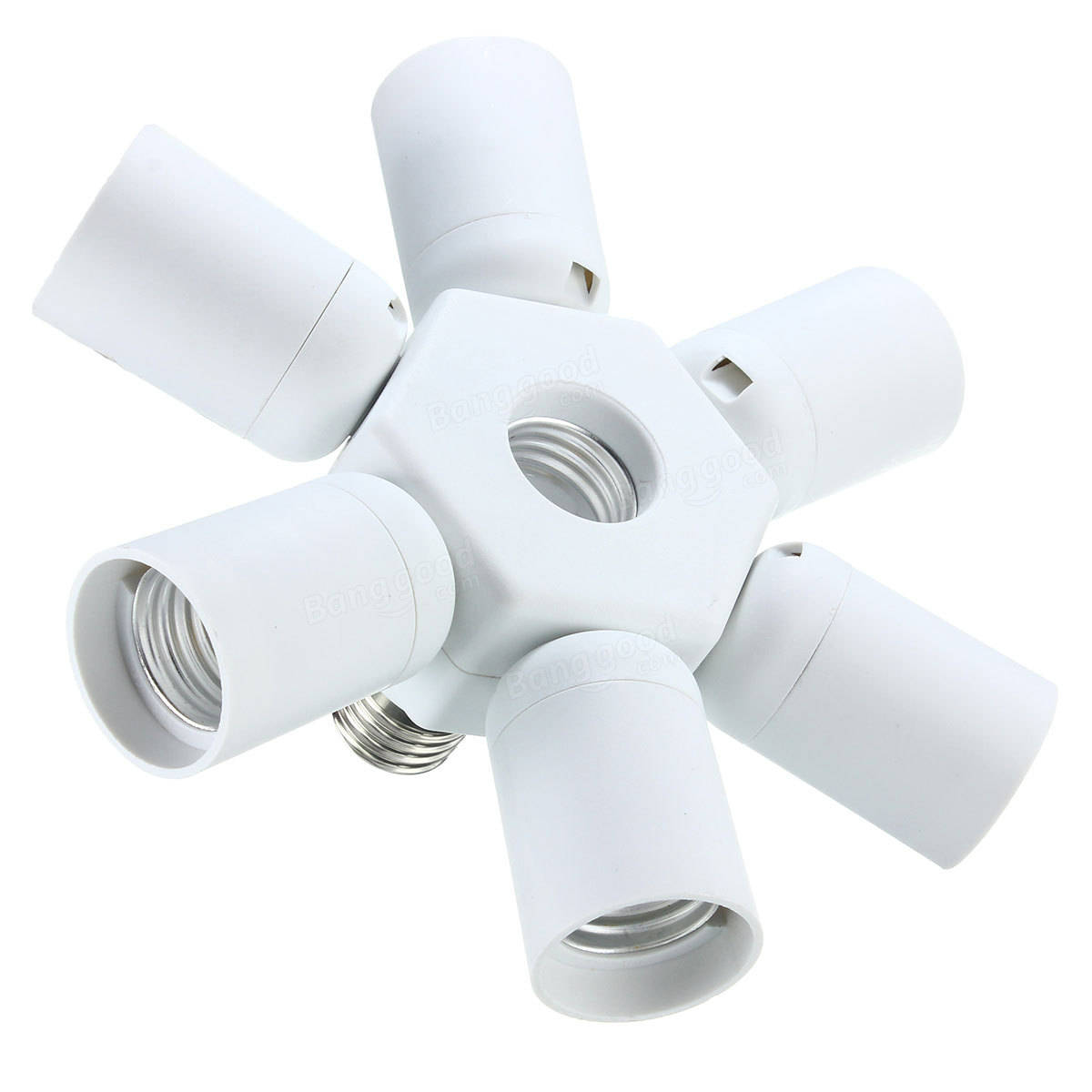 7 in 1 E27 to E27 Base LED Light Lamp Bulb Adapter Holder Socket Splitter