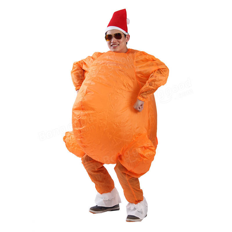 Turkey Adult Halloween Costumes Inflatable Costumes Air Blowing Up Clothes ...