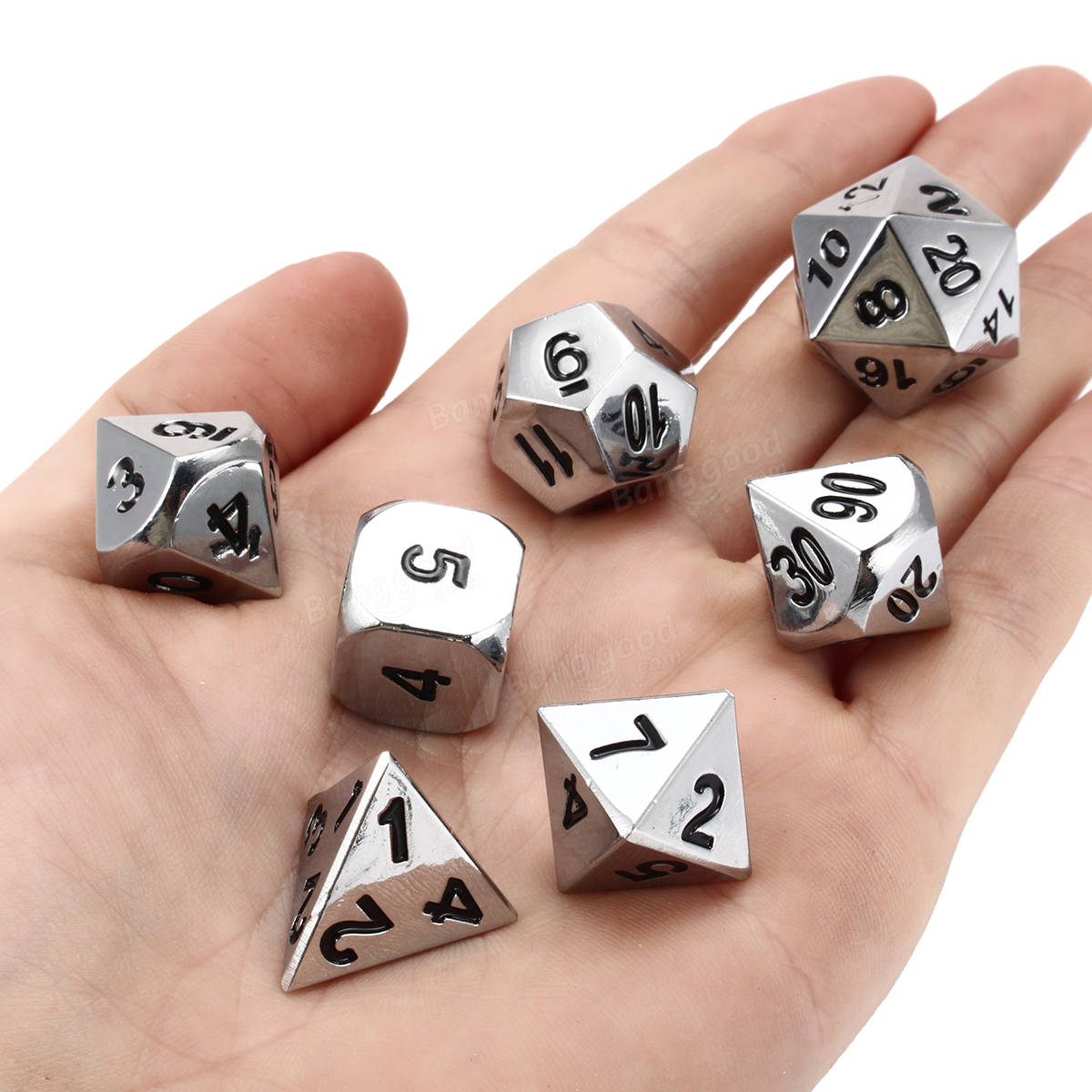 7Pcs TRPG Game Role Playing Game Multisided Dices Set Polyhedral D4-D20 Mul...