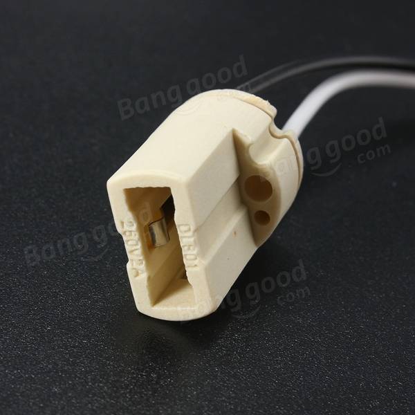 G9 Socket Cable Ceramic Connector LED Halogen Light Lamp Bulb Holder Base 250V