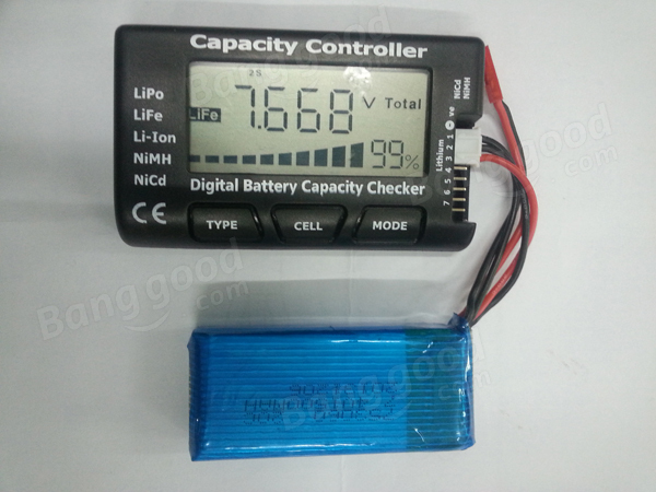 CellMeter-7 Battery Capacity Checker LiPo LiFe Li-ion NiMH NiCd