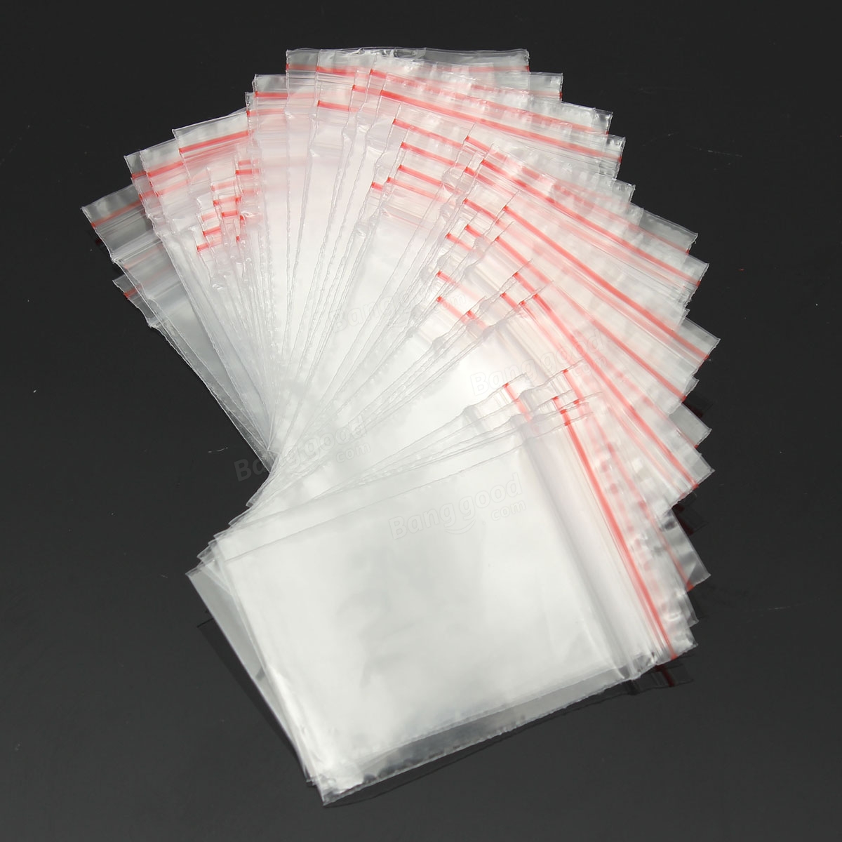 100pcs Resealable Transparent Clear Plastic Zip Lock Bags 4x6cm Sale ...